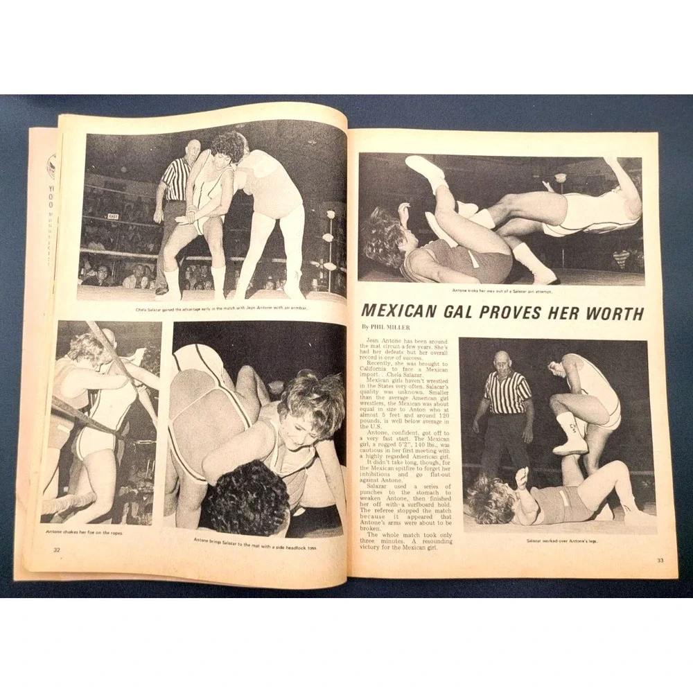 WRESTLING MONTHLY MARCH 1973 GREG GAGNE JIMMY VALIANT BULL‎ CURRY STAN STASIAK